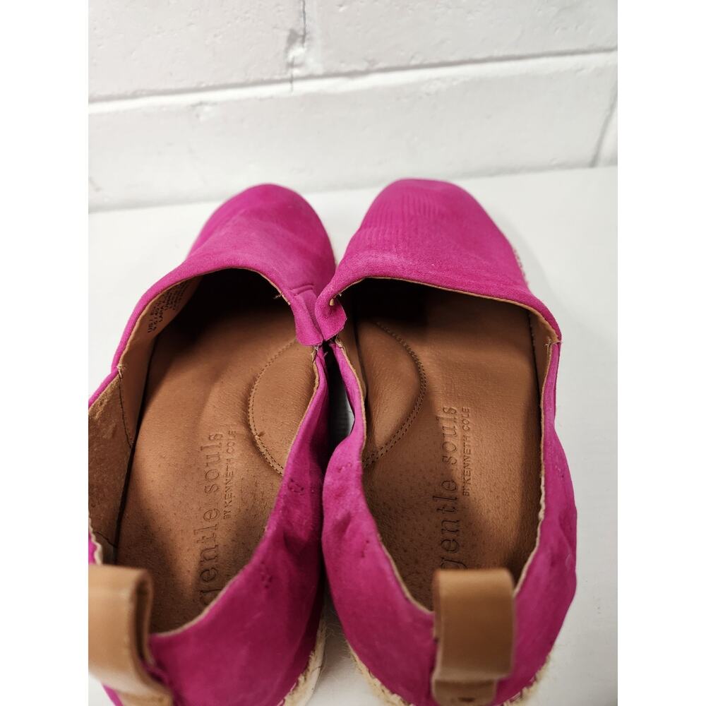 Gentle Souls By Kenneth Cole Women's Lara A-Line Sporty Espadrilles, Sz 9.5 Pink - Picture 4 of 9
